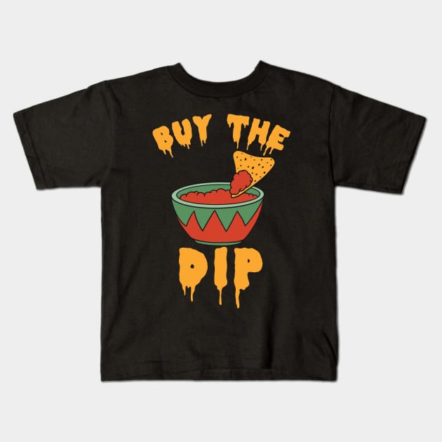 Buy The Dip - Crypto Hodl Btc Eth Doge Cryptocurrency To The Moon Kids T-Shirt by isstgeschichte